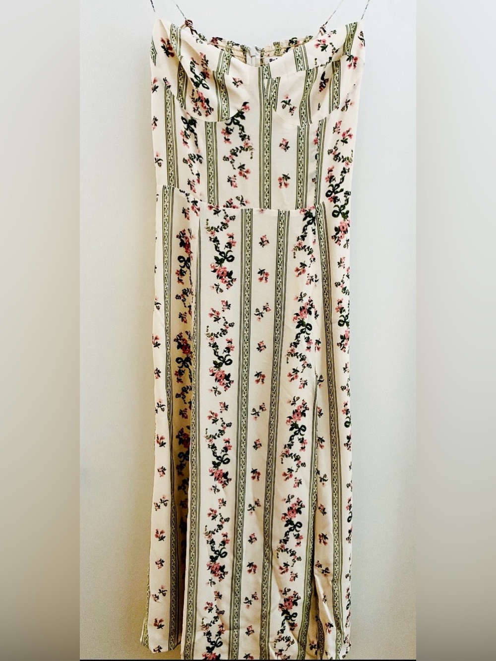 Reformation Juliette Cream Midi Dress 8 EUC